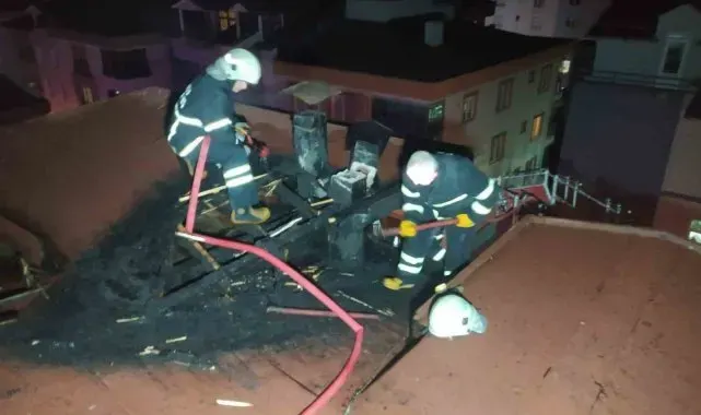 Ordu itfaiyesinden hızlı müdahale
