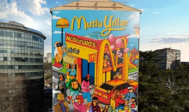 McDonald's Türkiye'den 'Yan Yanayız' temalı grafiti
