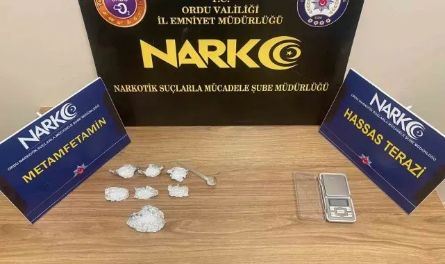 Ordu'da uyuşturucu operasyonlarında 1 tutuklama