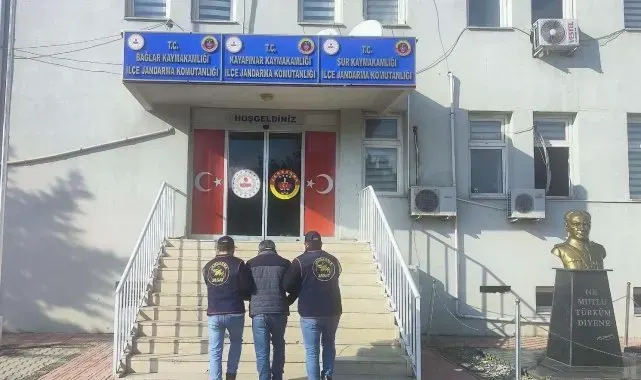 Diyarbakır'da 12 yıl hapis cezası bulunan şüpheli tutuklandı
