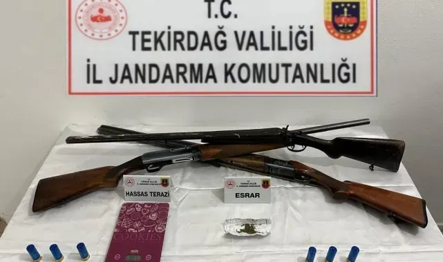 Tekirdağ'da uyuşturucu ve kaçakçılıkla mücadele operasyonu