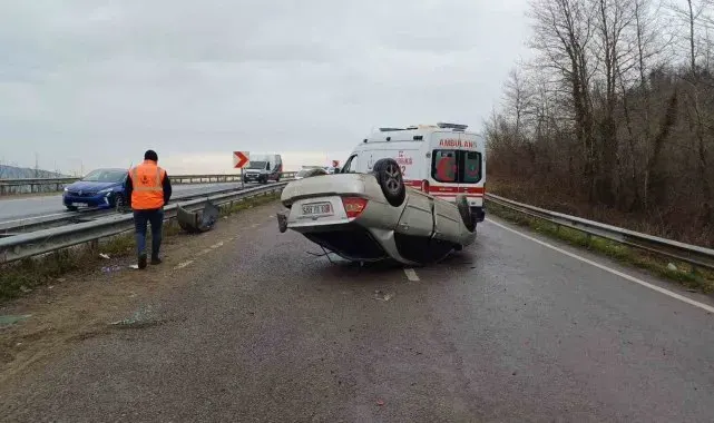 Zonguldak'ta feci kaza: 3 yaralı