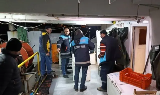 Kırklareli'nde balıkçı barınaklarında denetim