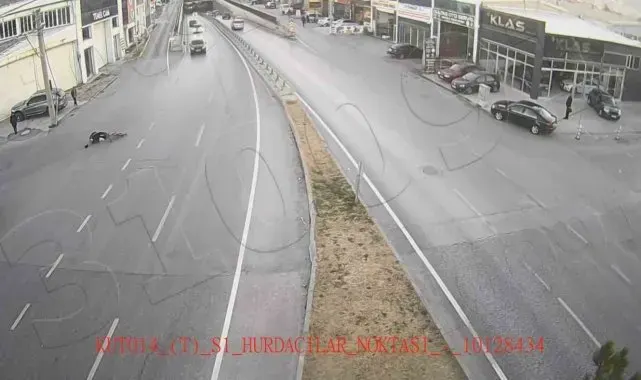 Kütahya'da trafik kazaları anbean görüntülendi
