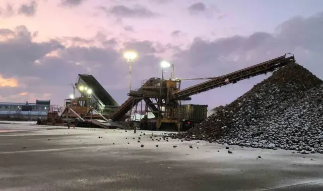 Kars Şeker Fabrikası'nda 175 ton pancar işlendi