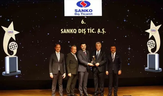 SANKO Dış Ticaret'e "ihracatın yıldızı" ödülü