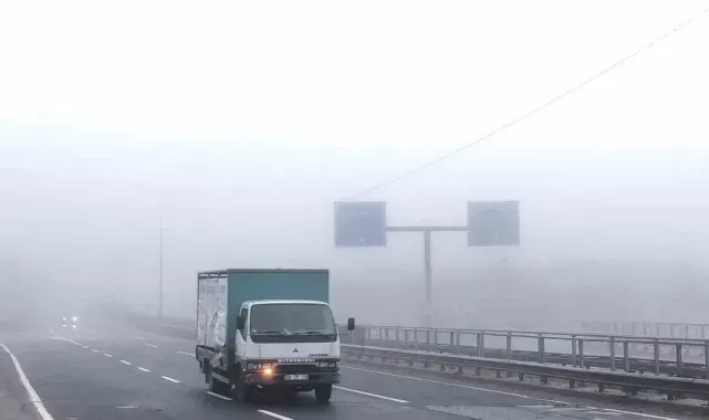 Tekirdağ'da yoğun sis
