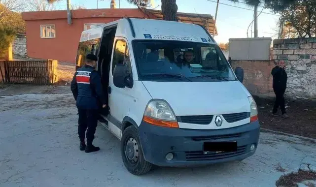 Jandarma okul servislerini denetledi