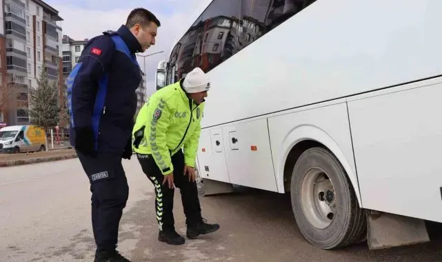 Ereğli'de okul servislerine sıkı denetim