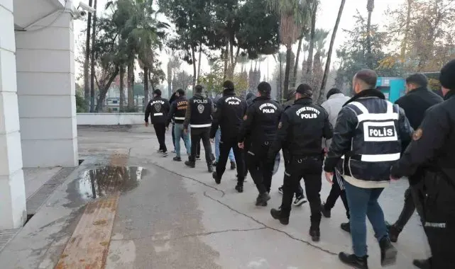 Mersin polisinden 'Ajans' operasyonu: 16 tutuklama