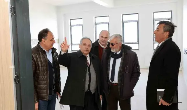 Kepez'de okul yapımında sona doğru