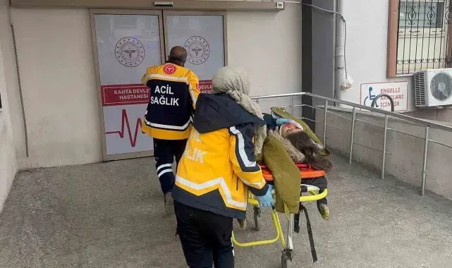 Otomobilin çarptığı yaya yaralandı