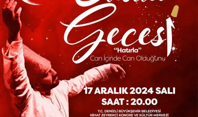 Denizli Büyükşehirden Vuslat Gecesi