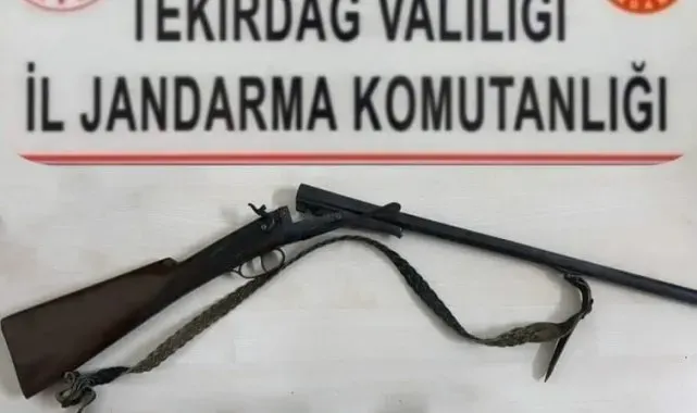 Tekirdağ'da uyuşturucu, silah ve içki operasyonu