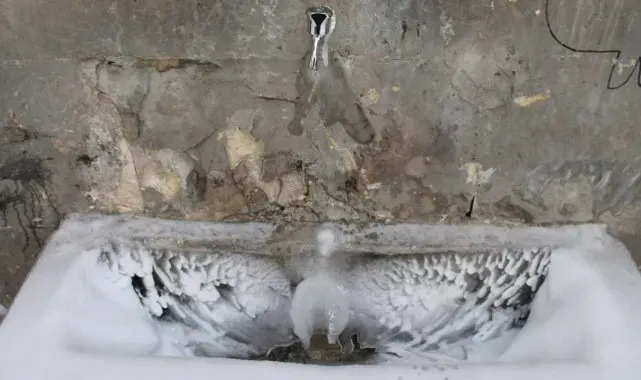 Bayburt buz kesti