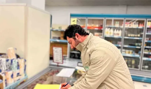 Kars'ta zincir marketler denetlendi