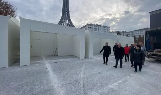 Çorum'da balıkçıların yeni yerinde çalışmalar tam gaz