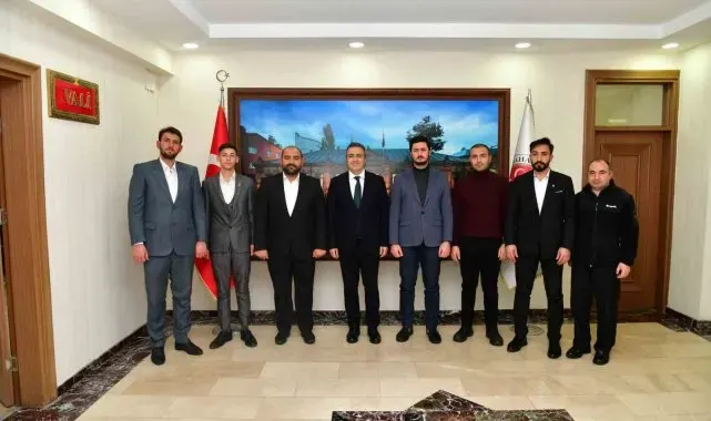 TÜGVA Ardahan Şubesinden Vali Çiçek'e ziyaret