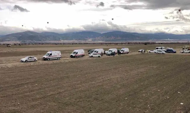 Isparta'da helikopter kazasında şehit olan 6 askerin naaşları morga kaldırıldı