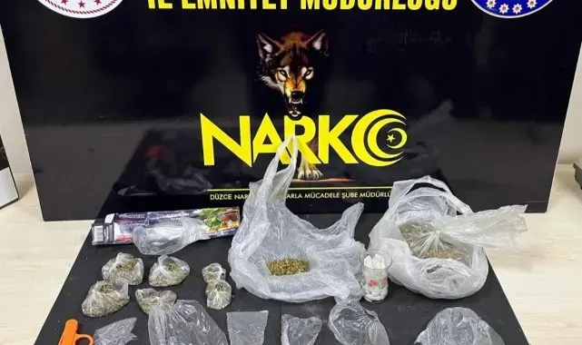 Düzce'de uyuşturucu satıcısı tutuklandı