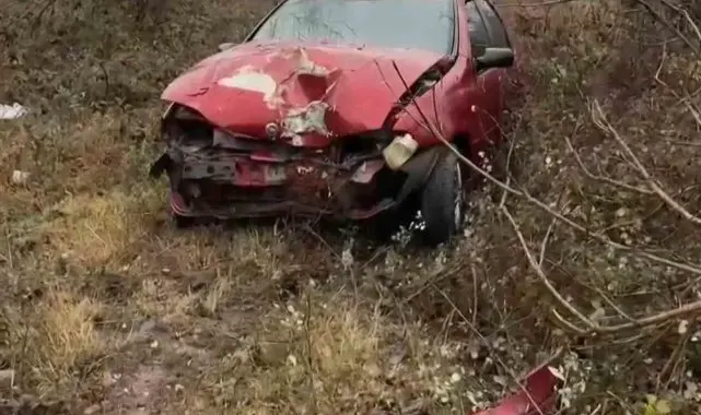 Bartın'da otomobil domuza çarptı: Sürücü yaralandı