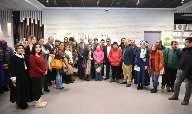 Büyükşehir'in 'Engelsiz Sanat Sergisi' göz doldurdu