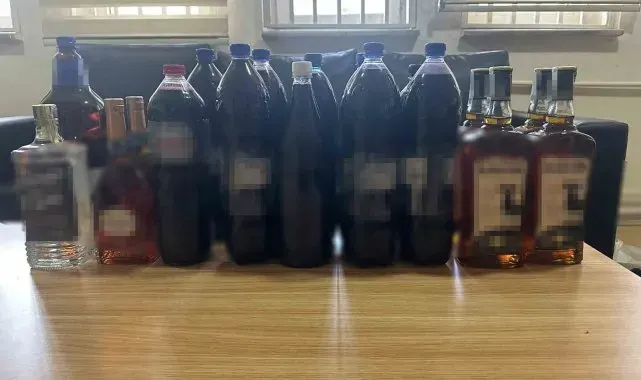 İstanbul'da 149 litre sahte alkol ele geçirildi