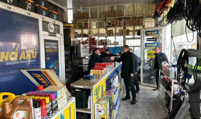 Kaymakam Koşansu sanayi esnafını ziyaret etti