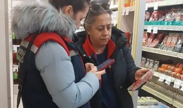 Söke'de marketler eşzamanlı denetlendi