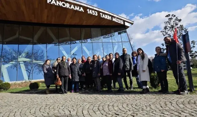 Maltepeliler dünyanın ilk tam panoramik müzesini ziyaret etti