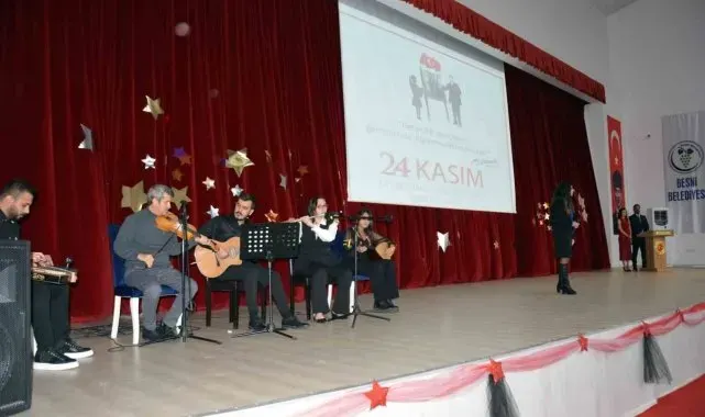 Besni'de Öğretmenler Gününe özel program düzenlendi