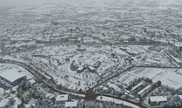 Mevsimin ilk karı yağdı, Elazığ beyaza büründü