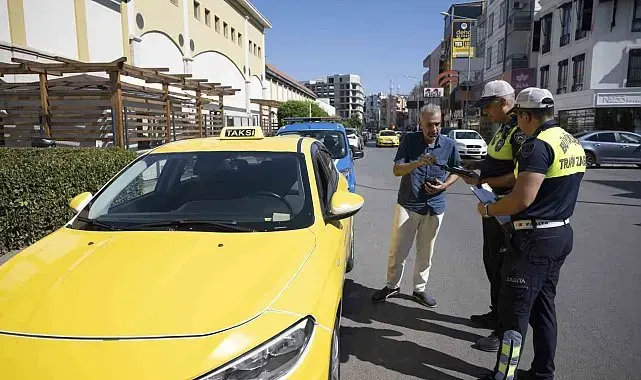 Mersin'de 810 ticari taksi denetlendi, 280'ine ceza kesildi