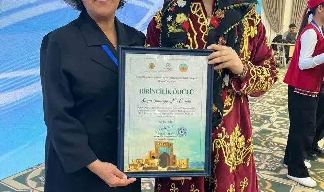 Karabüklü lise öğrencisi TÜRKSOY'un resim yarışmasında ödül aldı