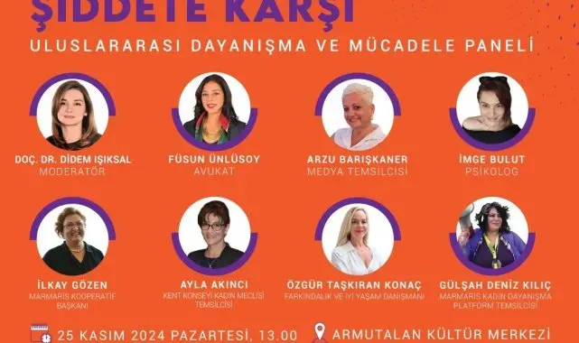 Marmaris'te kadına yönelik şiddete karşı panel düzenlenecek