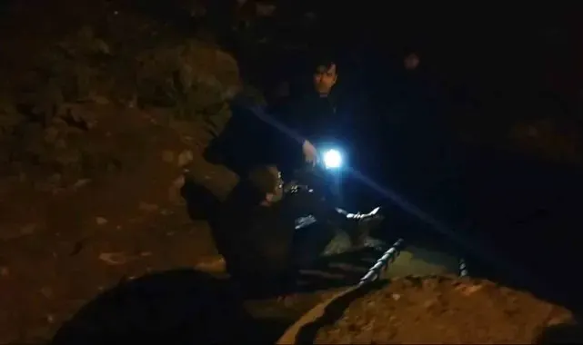 Gece yarısı dereye düşen 1 kişi kurtarıldı