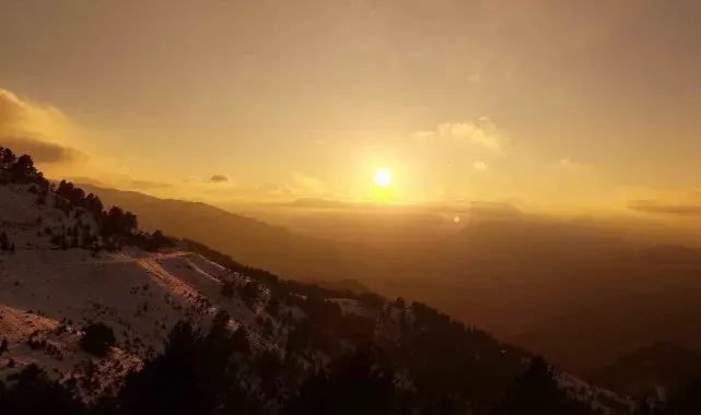 Zigana Dağı'nda eşsiz gün batımı manzaraları
