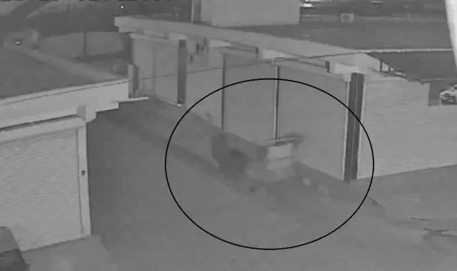 Akıl almaz olay; at arabasıyla gelip, sitenin demir kapısını çaldılar o anlar kamerada