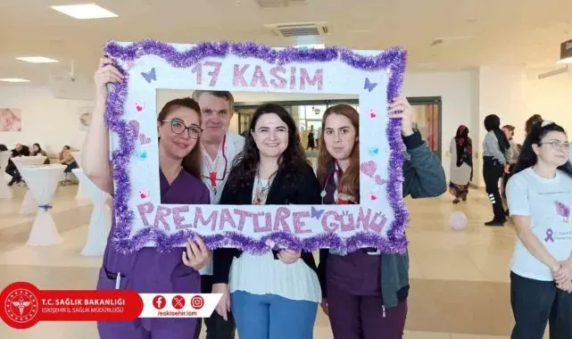 Eskişehir Şehir Hastanesi'nde Dünya Prematüre günü etkinliği yapıldı