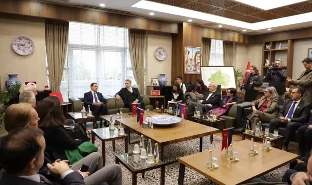 AB büyükelçileri Kütahya Valisi Musa Işın'ı ziyaret etti