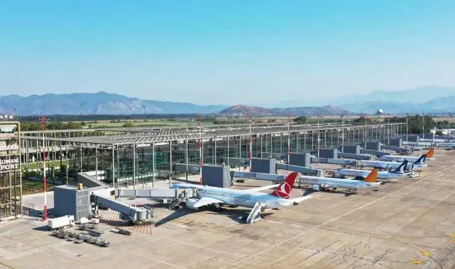 Dalmaman havalimanı 10 ayda 5 milyon 440 bin yolcuya hizmet verdi