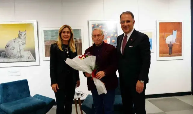 Grafik sanatçısı Gürbüz Doğan Ekşioğlu Beylikdüzü halkıyla buluştu