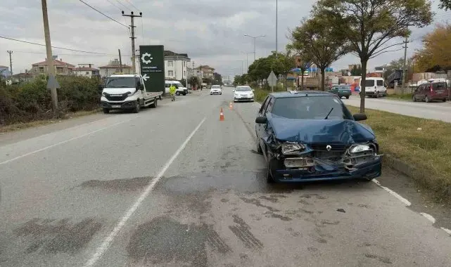 Samsun'da trafik kazası: 1 yaralı