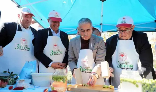 Aliağa'da 3. Zeytin Hasat Şenliği düzenlendi