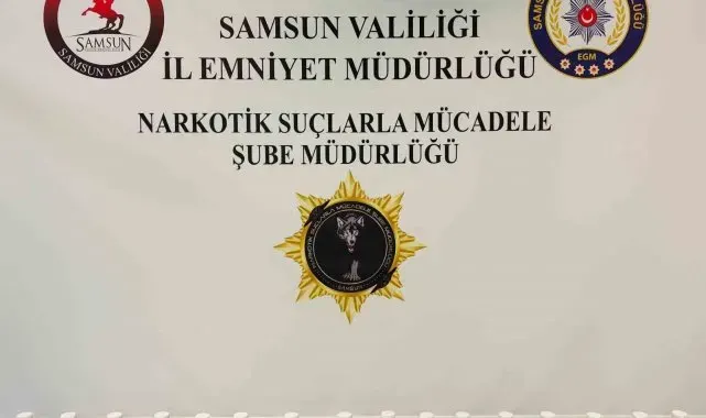 Samsun'da 3 bin 472 adet uyuşturucu hap ele geçirildi