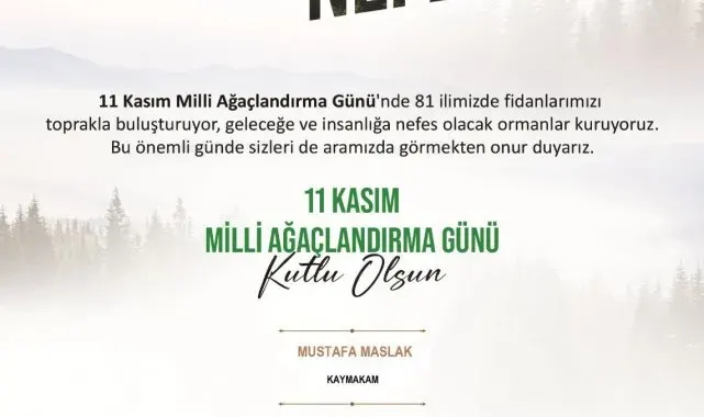 Köyceğiz'de fidanlar toprakla buluşacak