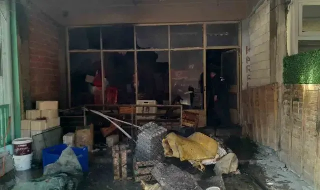 Konya'da iş yerinde çıkan yangın korkuttu