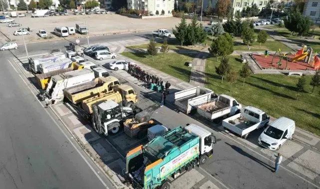 Melikgazi'de mahallelerde sonbahar temizliği başladı