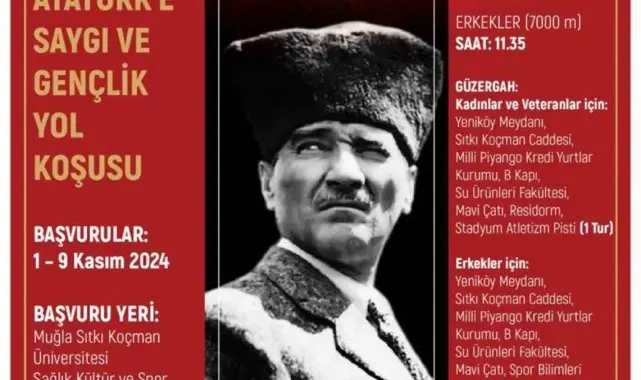 MSKÜ 31'inci Atatürk'e Saygı Gençlik Yol koşusu Pazar günü