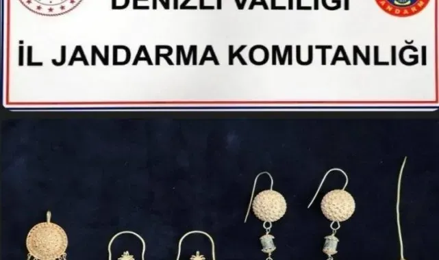 Lidyalılara ait küpeler ve kolyeyle yakalanan 4 şüpheliden 2'si tutuklandı